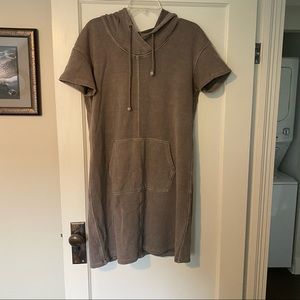 Toad & Co Epique Hooded Sweatshirt Dress Medium